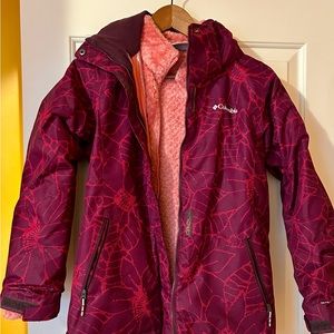 Girls Columbia 3-in-1 Winter coat